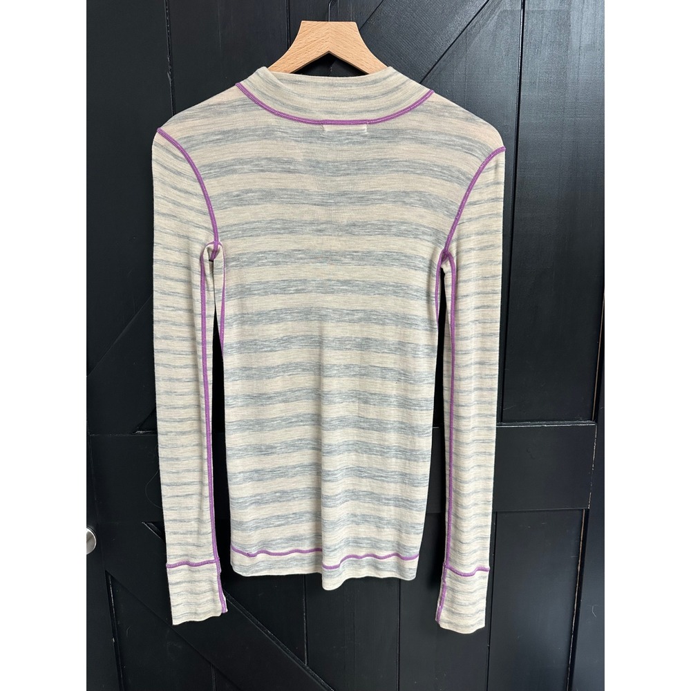 Dakini 100% Merino Wool Base Layer Quarter Zip Pullover Women's XS Hiking - Picture 5 of 9